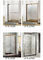 Πάχος 6mm γυαλιού δύο επιτροπής ολίσθησης γυαλιού πορτών ντους με την αδιάβροχη λουρίδα PVC προμηθευτής