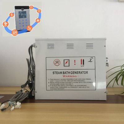 Καινοτόμος άσπρη γεννήτρια ατμού 12kw με τους ελέγχους δεξαμενών ανοξείδωτου και σταθμών ύδατος